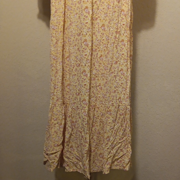 NWT. Riviera Peach Floral Long Sleeve Dress - Picture 4 of 10